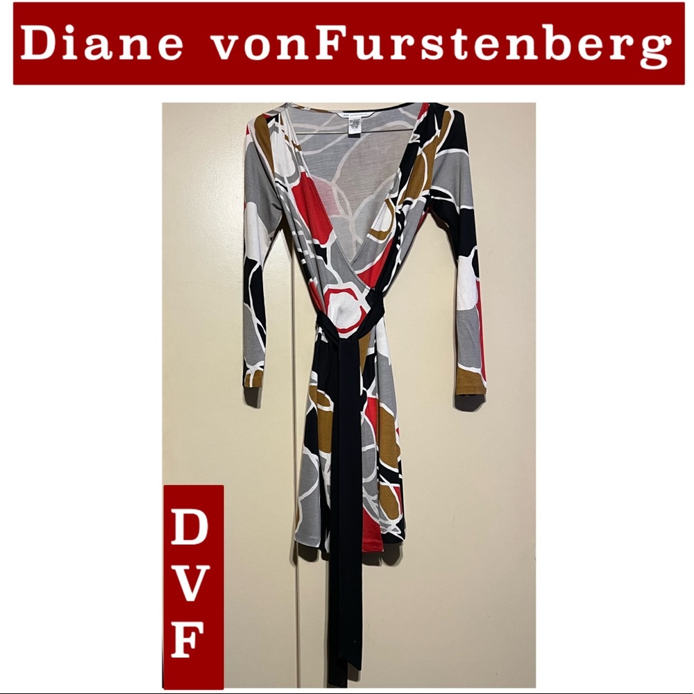 DVF Wrap Dress: Dry cleaned and ready-to-wear!!!